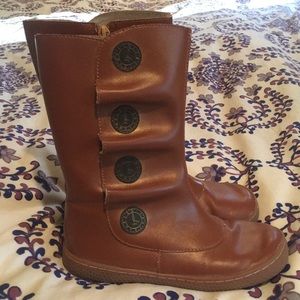 Livie and Luca Gold Marchita Tiempo Boots Size 1